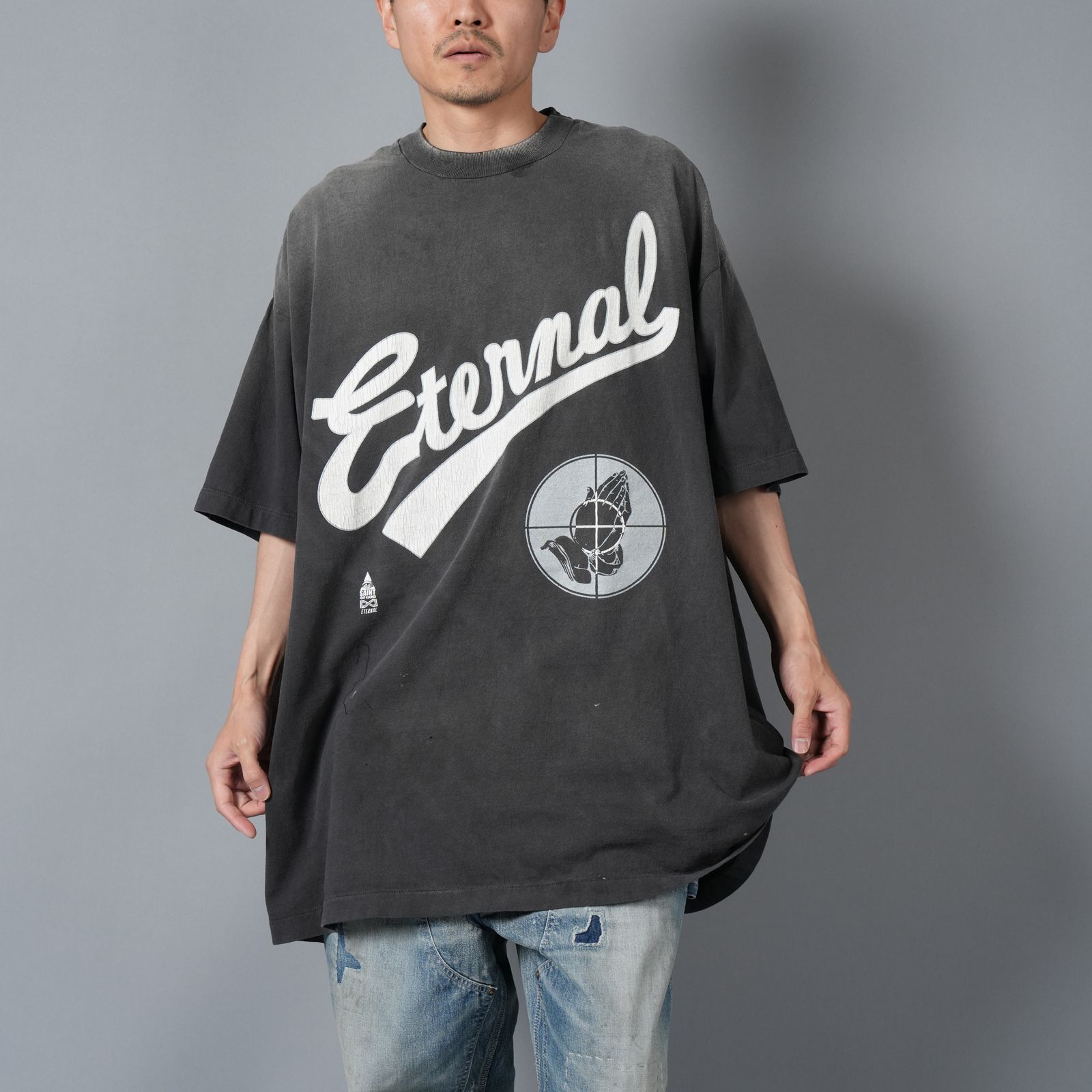 SAINT M×××××× - 【ラスト1点】【コラボ】SM-HR8-0000-C01 / FG_SS TEE