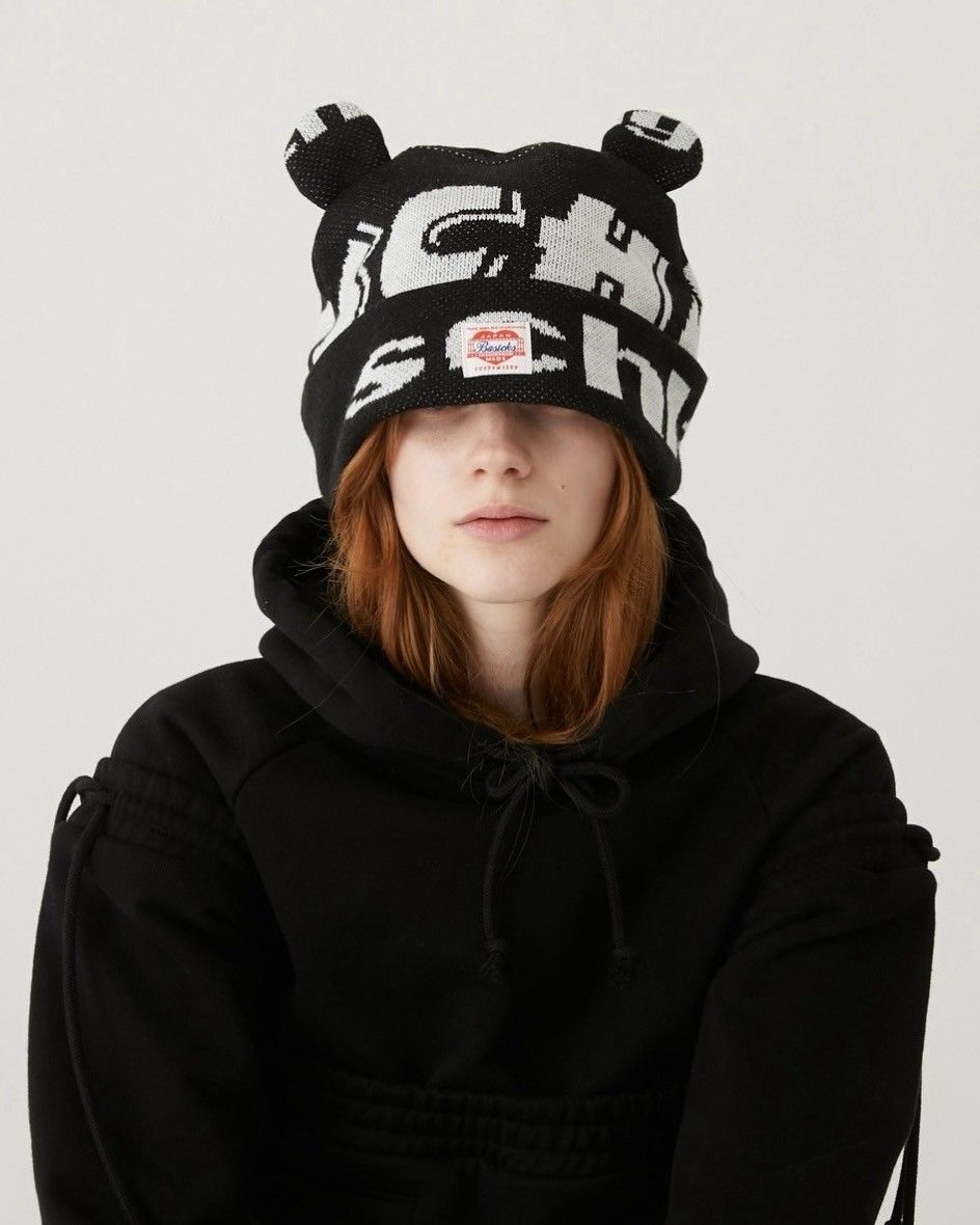 ベイシックス ベアビーニー ブラック Sサイズ Bear Beanie ブラック S