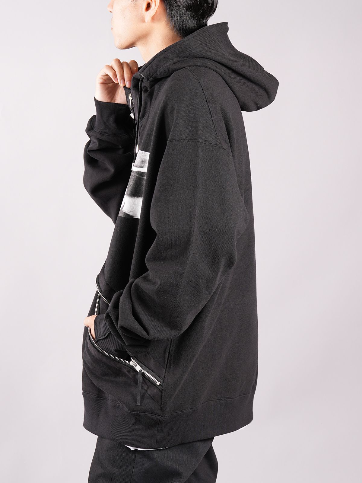 年末最終お値下げBIRDDOG コムドット黒 二重フードパーカーMサイズ