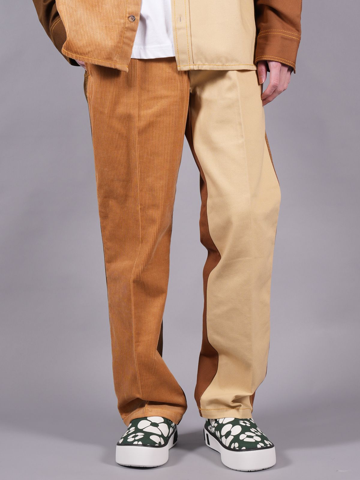 MARNI - 【ラスト1点】MARNI X CARHARTT WIP - BROWN COLOUR-BLOCK