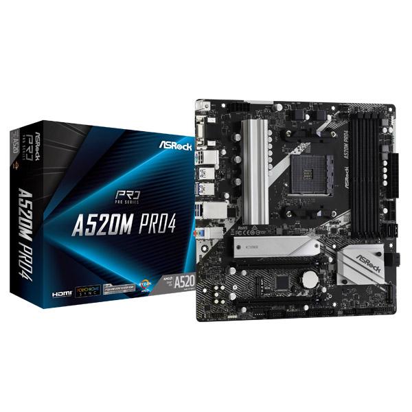 マザーボード A520M Pro4 A520MPro4 ［MicroATX /Socket AM4］｜の通販