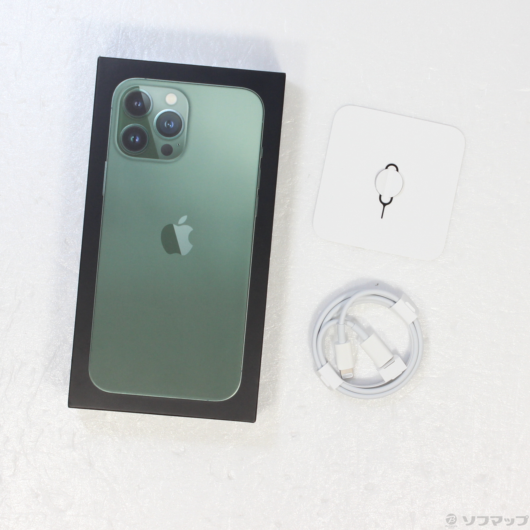 中古】iPhone13 Pro Max 1TB アルパイングリーン MNCX3J／A SIMフリー