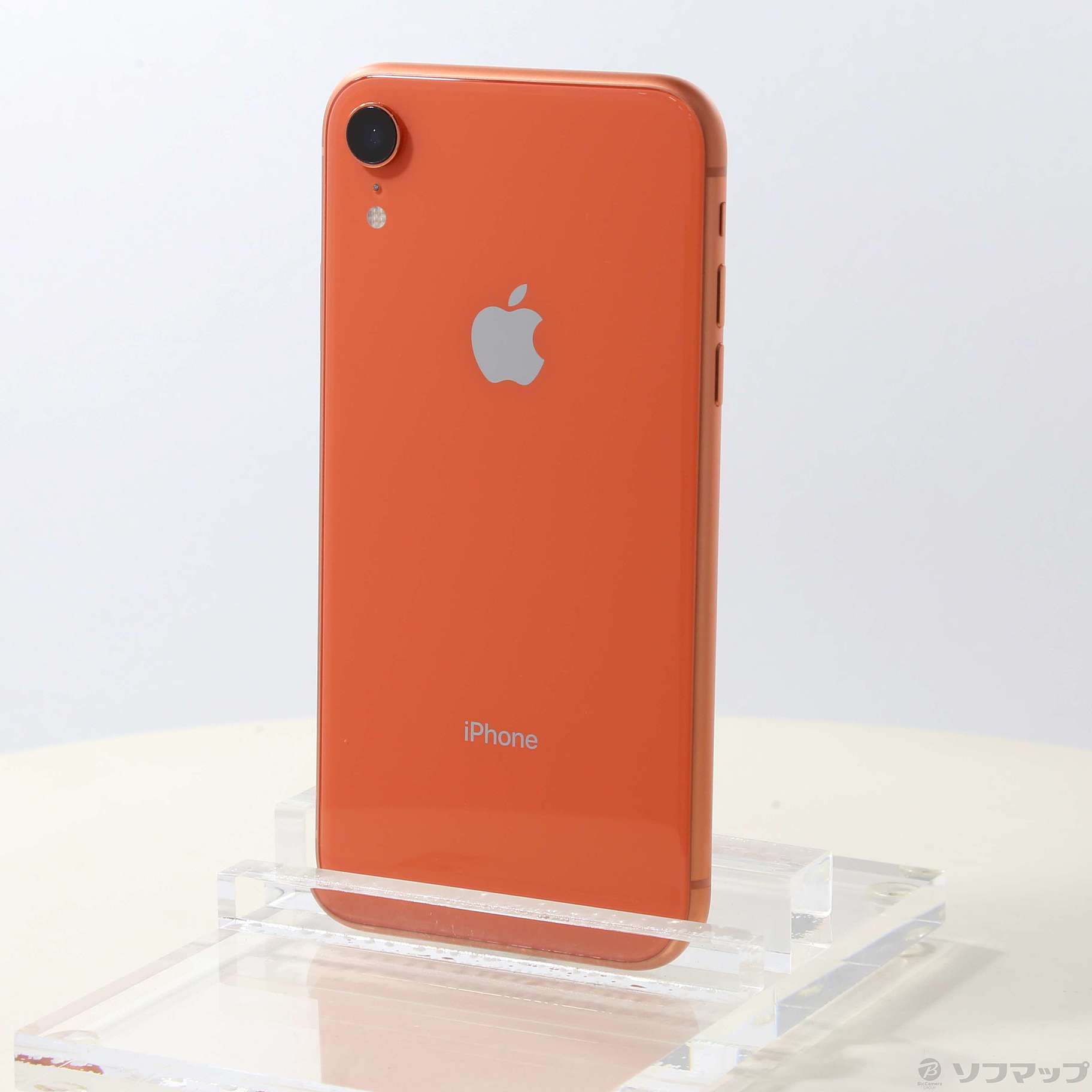 ジャンク品 【simロック解除済】iPhonexr コーラル θ【ジャンク品/SIM