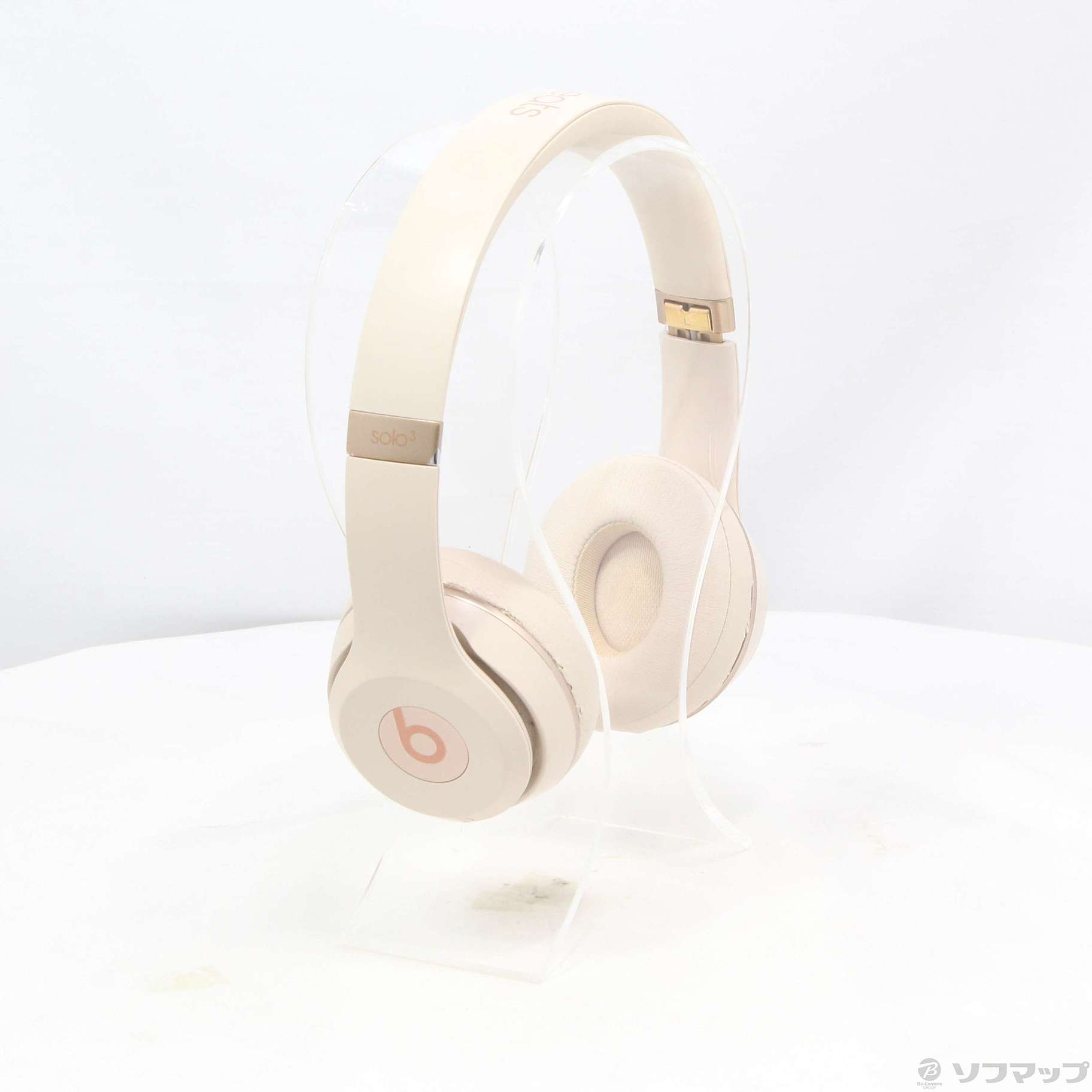 中古】セール対象品 Beats Solo3 Wireless MUH42PA／A サテンゴールド