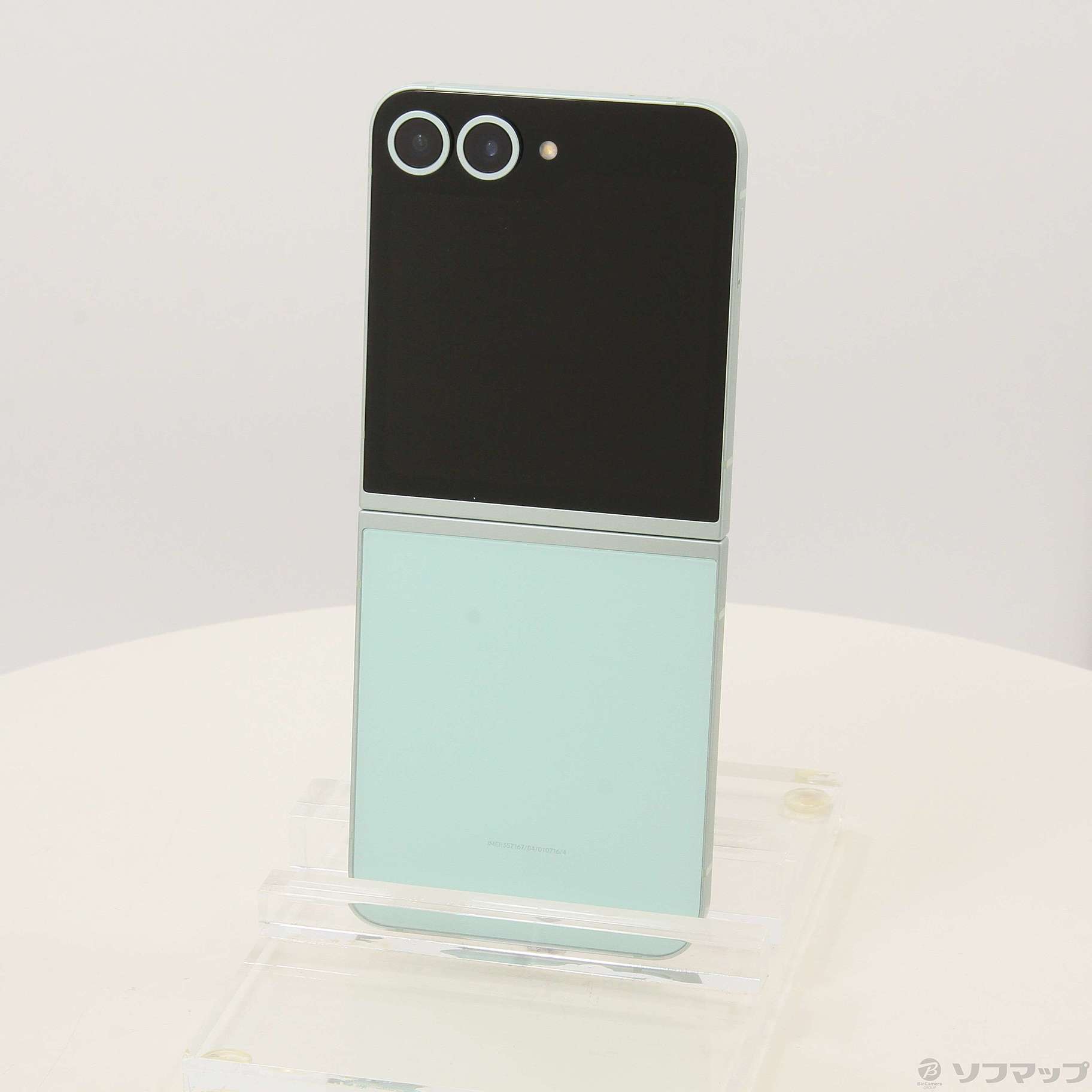 中古】Galaxy Z Flip6 256GB ミント SM-F741QLGASJP SIMフリー