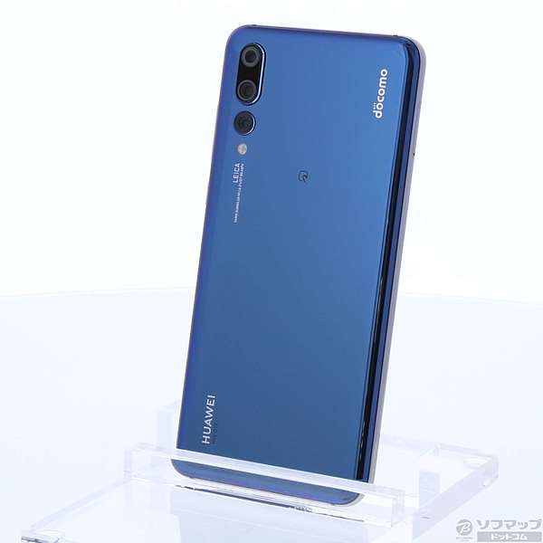 中古】HUAWEI P20 Pro 128GB ミッドナイトブルー HW-01K docomoロック