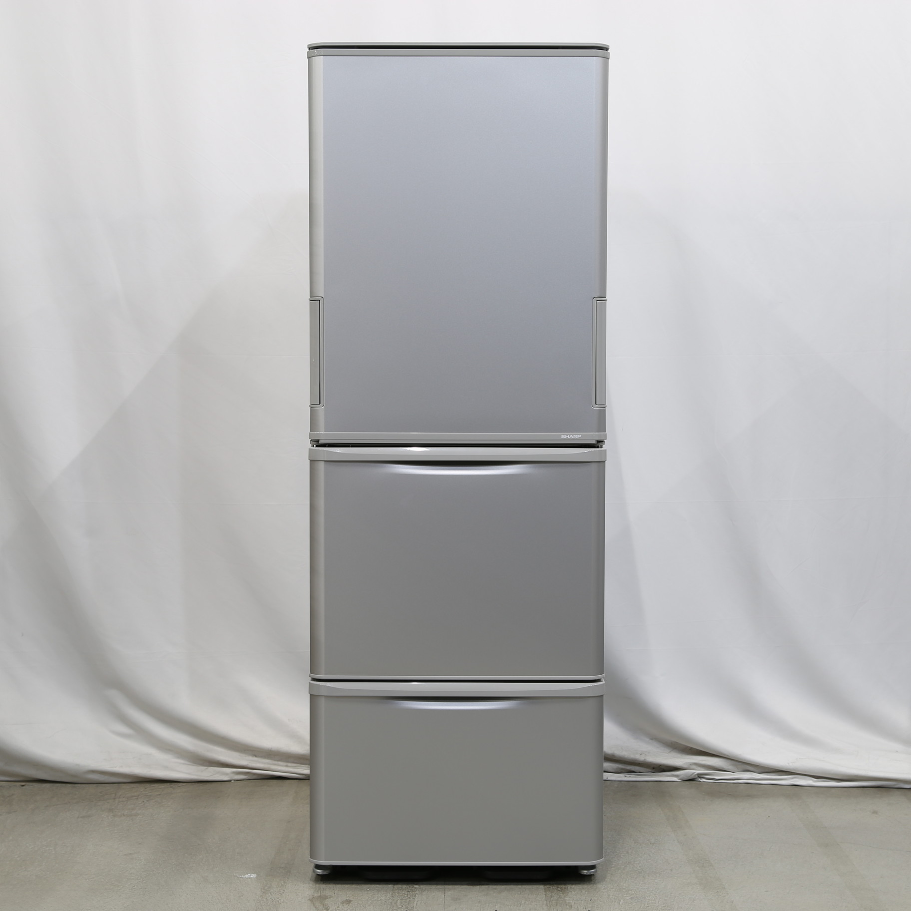 中古】〔展示品〕 冷蔵庫 シルバー系 SJ-W354H-S ［3ドア ／左右開き