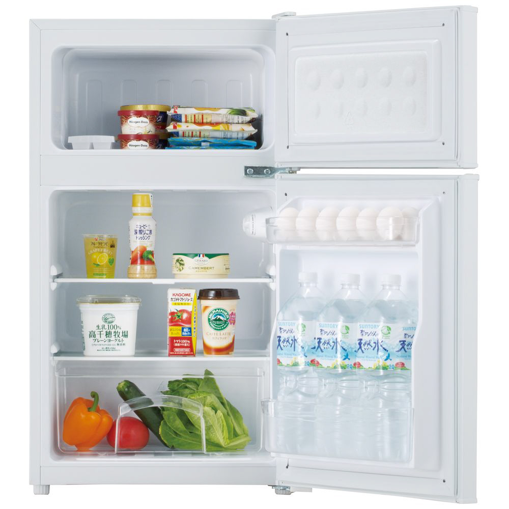 冷蔵庫 ホワイト BR-85A-W [2ドア /右開きタイプ /85L]｜の通販は