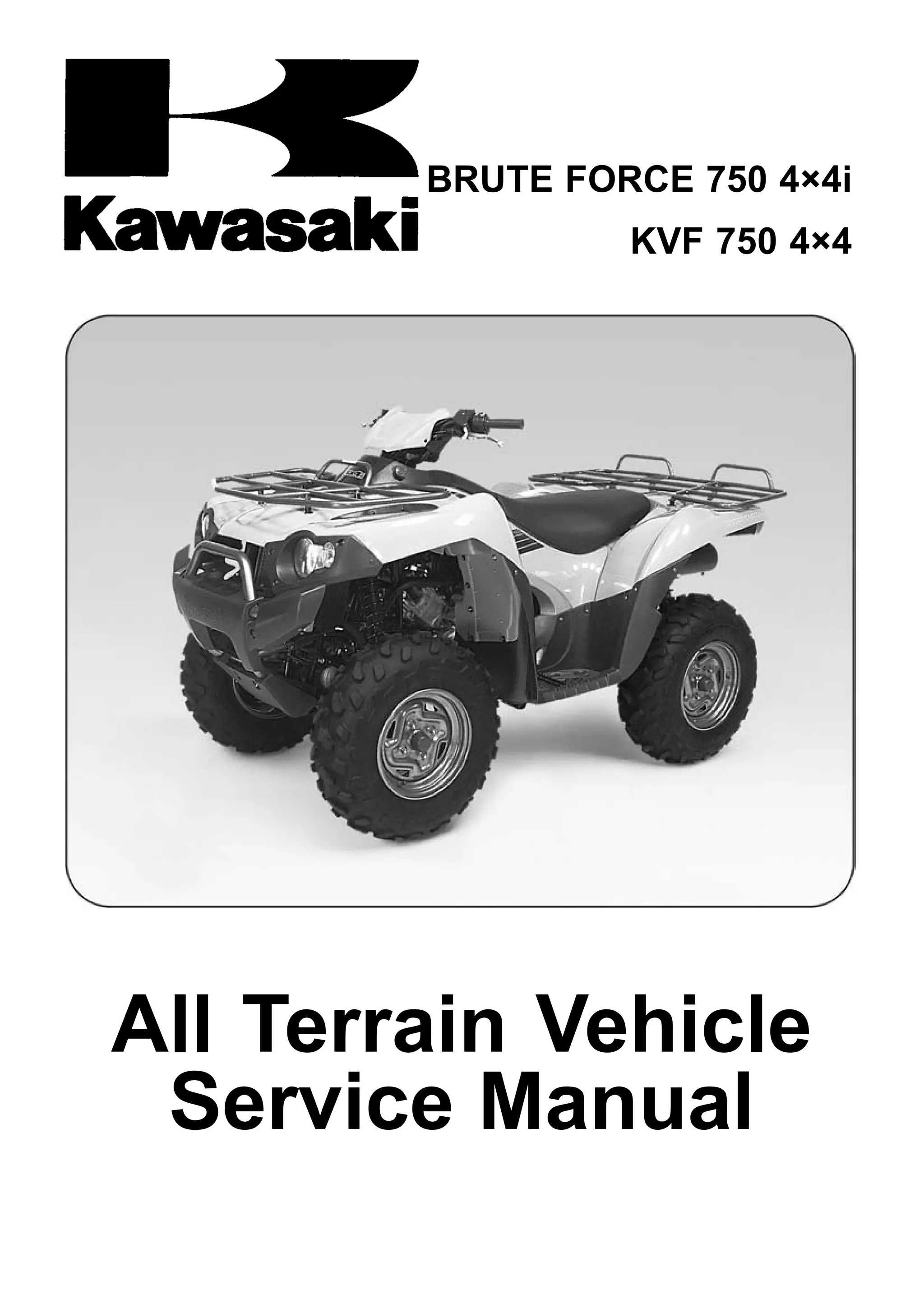 2005 kawasaki kvf750 b1 service repair manual | PDF
