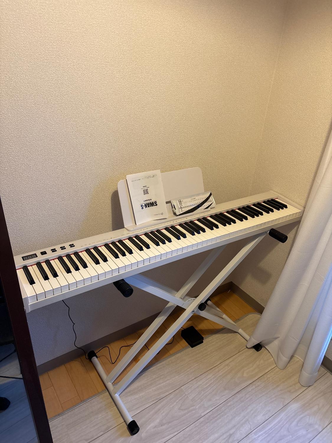 楽天市場】【人気シリーズSWAN-S】電子ピアノ 88鍵盤 セット買い