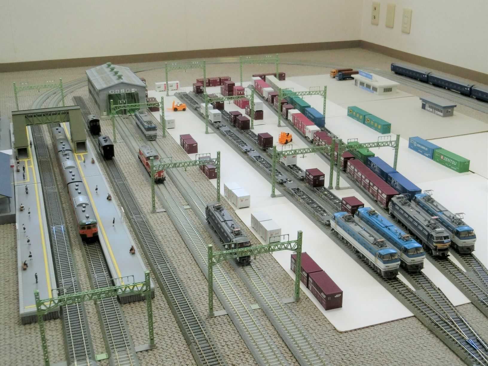 HOゲージ ローカル駅と駅前ジオラマセット Amazon | 1:87スケール駅