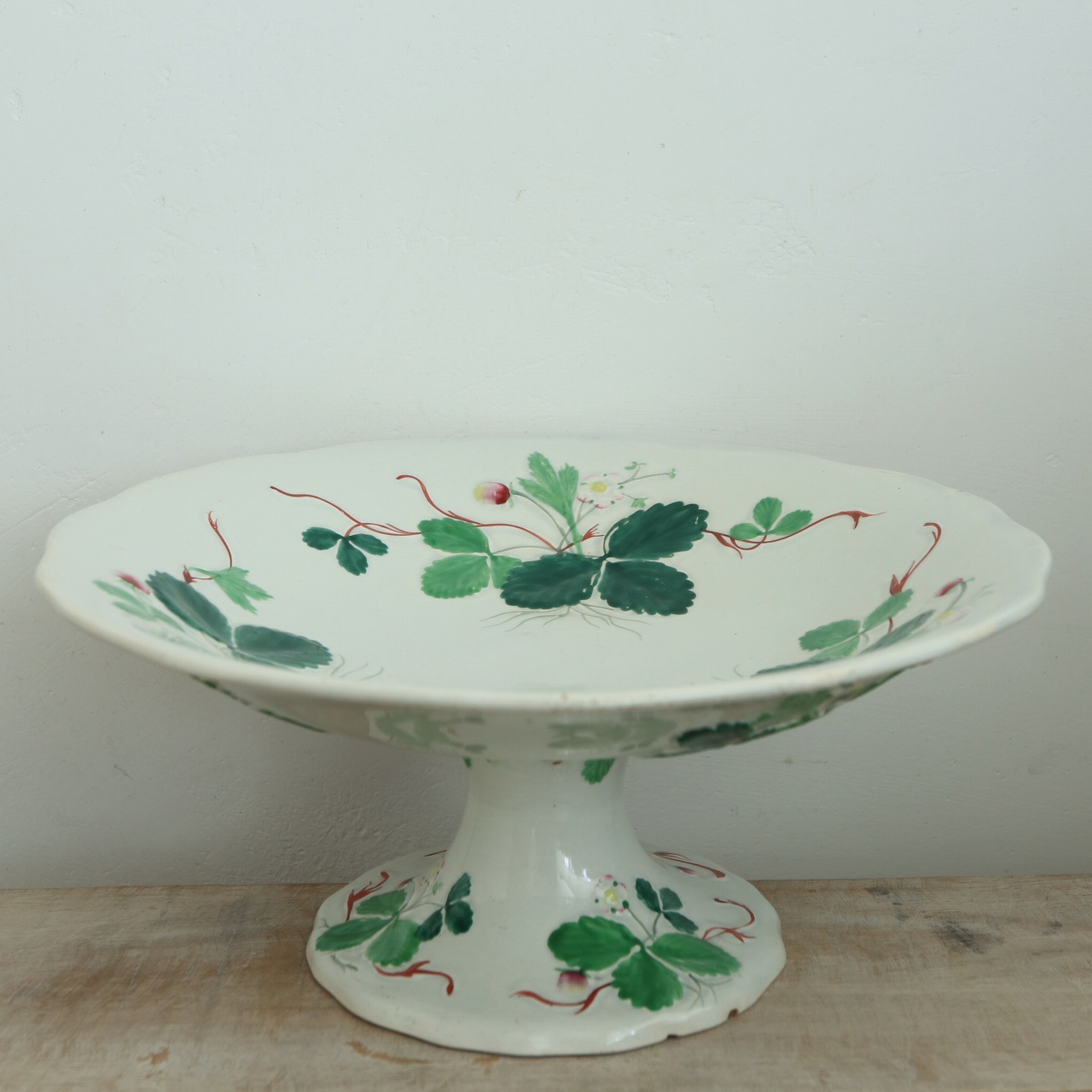 ジョルジュ・サンドのいちご皿 FRAISE クレイユモントロー C *状態良