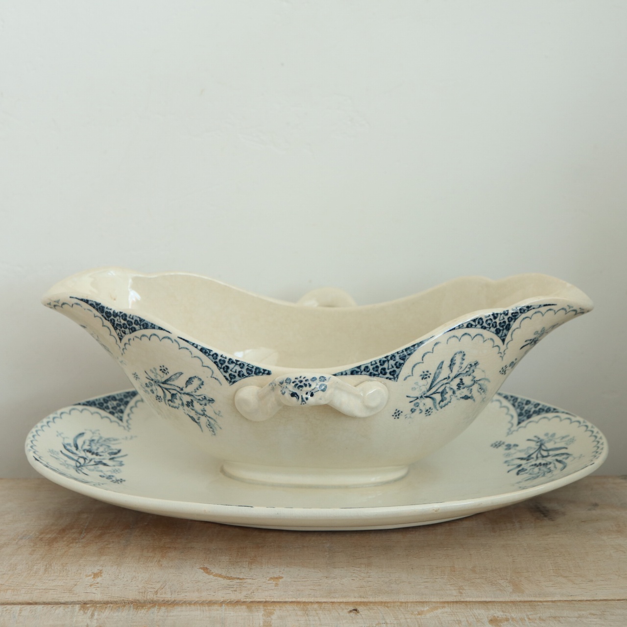 アンティーク ソーシエール LILLE フランス リュネヴィル製 KG Luneville