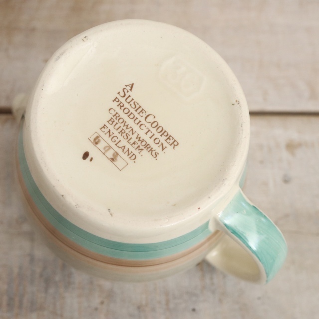 スージークーパー ウェディングリング ミルクジャグ SUSIE COOPER