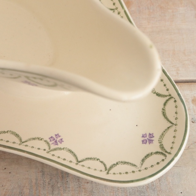 アンティーク ソーシエール Violetta フランス ロンウィー製 LONGWY