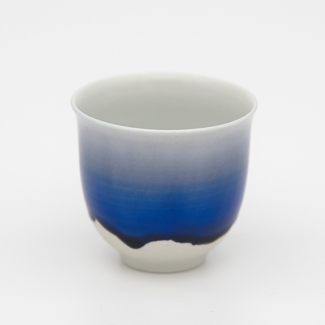 四代 徳田八十吉 「龍王」フリーカップ 四代 徳田八十吉 「龍王