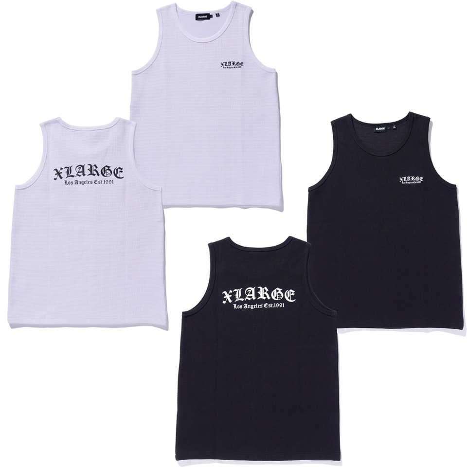 XLARGE / OLD ENGLISH WAFFLE TANK TOP