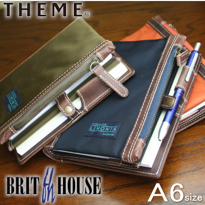 BRITHOUSE ブリットハウス THEME テーマ A6サイズ（カバーノート 手帳