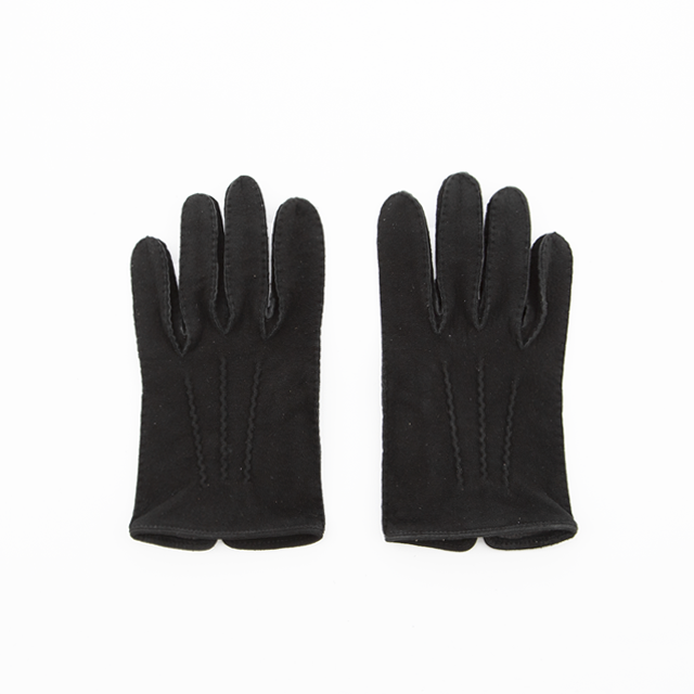 DENTS（デンツ）革手袋 黒 サイズ7 DEERSKIN ライニング交換済 デンツ