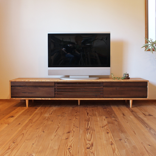 H112K67 ウォールナット テレビボード テレビボード、ウォールナット