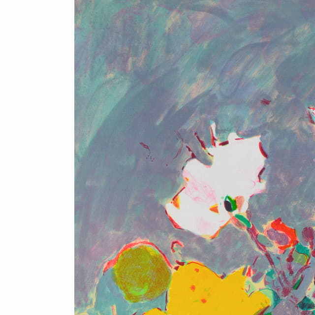 ジル・ゴリチの花の柄のリトグラフ ジル・ゴリチの花の柄のリトグラフ