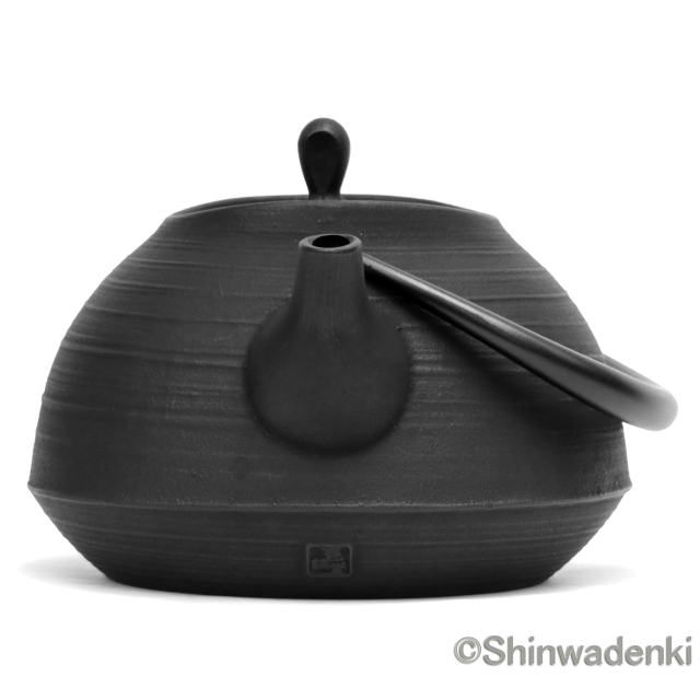 壱鋳堂 南部鉄器 鉄瓶 刷毛目1.3L 51008BK Shinwadenki