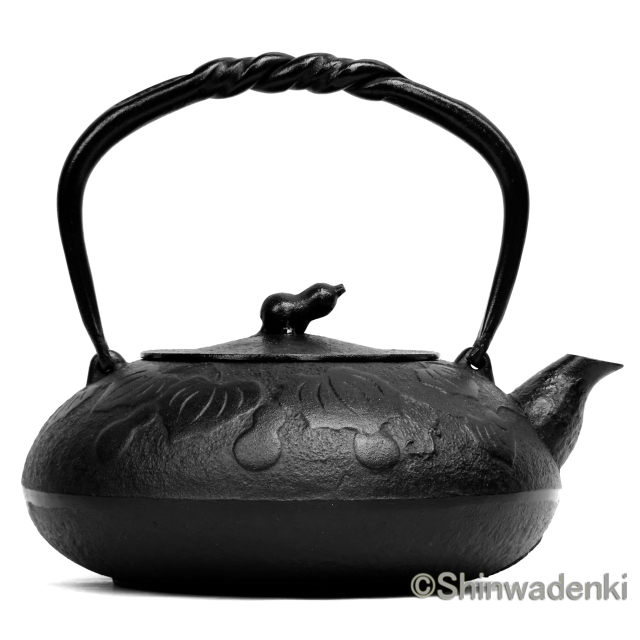 及富 南部鉄器 鉄瓶 瓢1.2L Shinwadenki