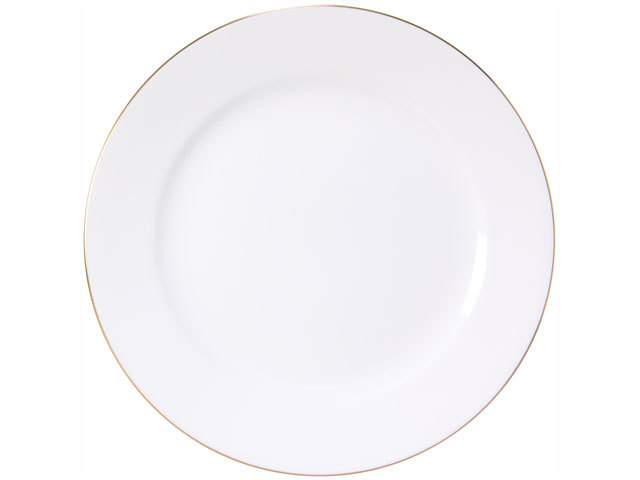 ゴールドライン（リムシェープ） 23cmフィッシュ皿