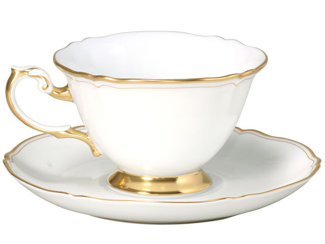 The Okura ホワイトマスターピース カップ&ソーサー