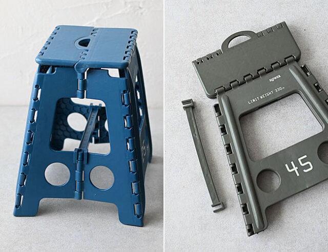 SLOWER フォールディング スツール ナチュラルインテリア 生活雑貨の