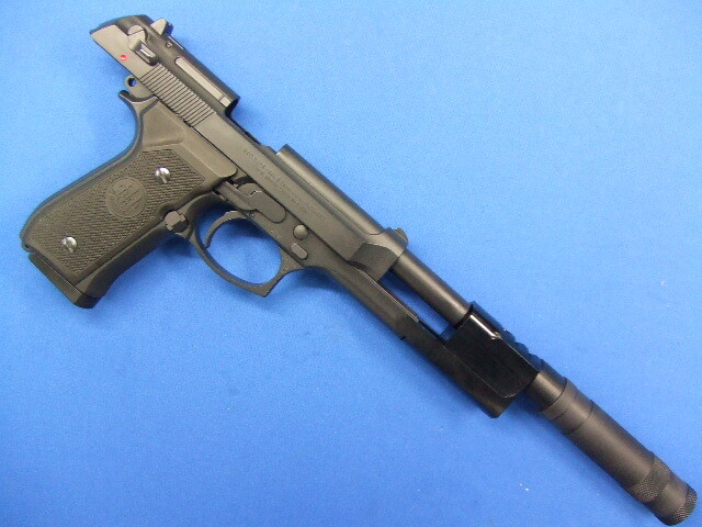 ベレッタM92FS LEON・レオン サイレンサー セミグロスブラック