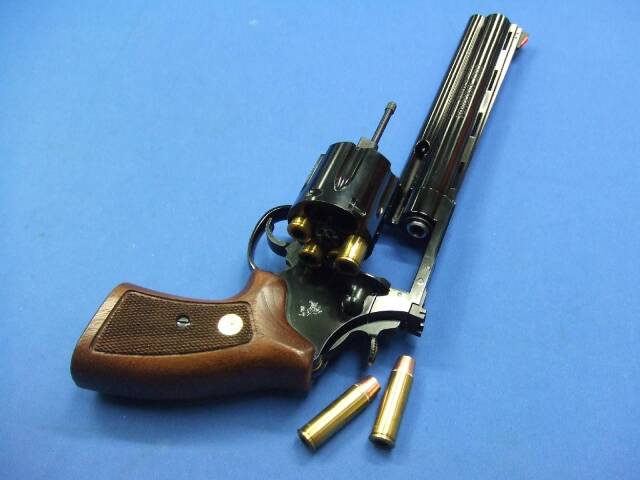 マルシン アナコンダ 6インチ WディープブラックABS 木製グリップ