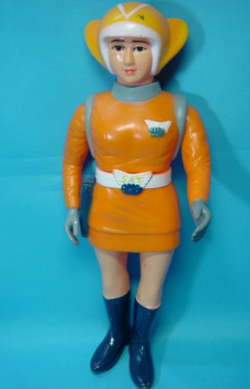 トリプルファイター SAT隊員 ソフビ ブルマァク 当時物 年代物 当時物