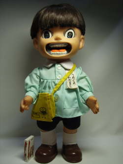 希少☆特大 39cm アンソニー まことちゃん ソフビ人形 箱付 楳図