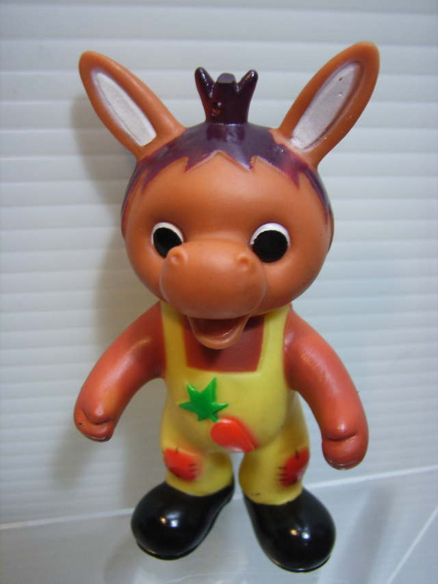 ニッコー ロバくん ソフビ人形 ニッコー おはよう！こどもショー ロバ