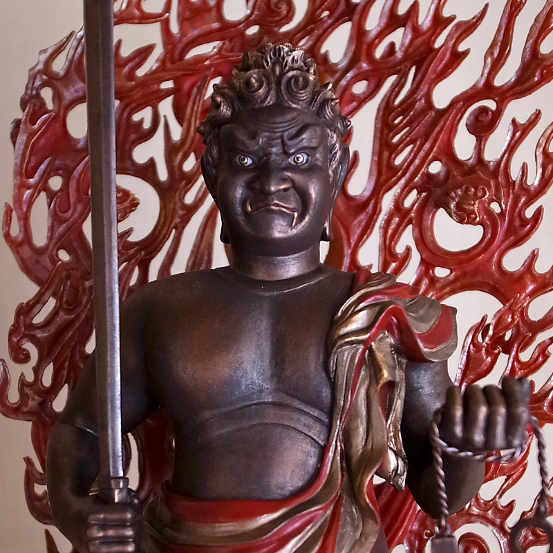 BuddhismArt 不動明王 極彩色版｜アート仏像｜高品質仏像彫刻｜仏像