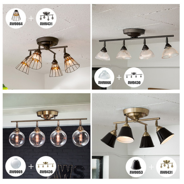 アートワークスタジオ 4連 スポットライト アイボリー ARTWORKSTUDIO