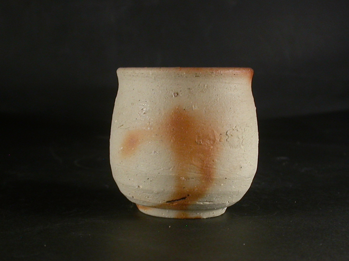 新品☆竹内靖之【師：山本陶秀】備前龍摘み籐手付き面取り土瓶 新品