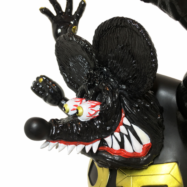 Magical Mosh Misfits x BlackBook Toy:Asura Rat Fink GOLD x BK x