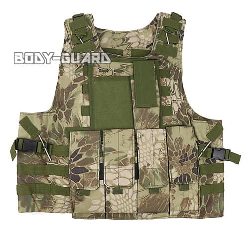 タクティカルベスト クリプテック迷彩(グリーン)