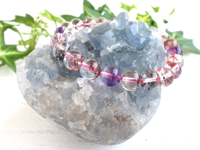 ハート型 天使の石 セレスタイト 原石 最大幅82mm 重さ554g 清浄、博愛