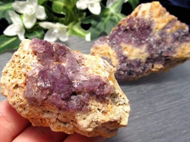 希少 国産原石 アメジスト(紫水晶) 原石 70g-90g 1個売り ナチュラル