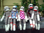 Sock Monkey】ぬいぐるみキット ソックモンキー Lサイズ 《 靴下1足で
