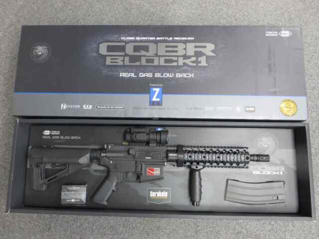 CQBR BLOCK1 リアルガスブローバック即席突撃兵セット CQBR BLOCK1