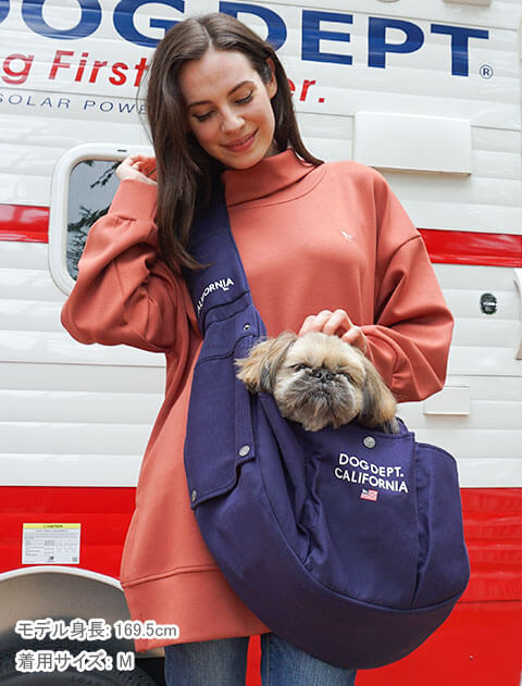 DOG DEPT キャリーバッグ ロゴ Lサイズ 【公式通販】