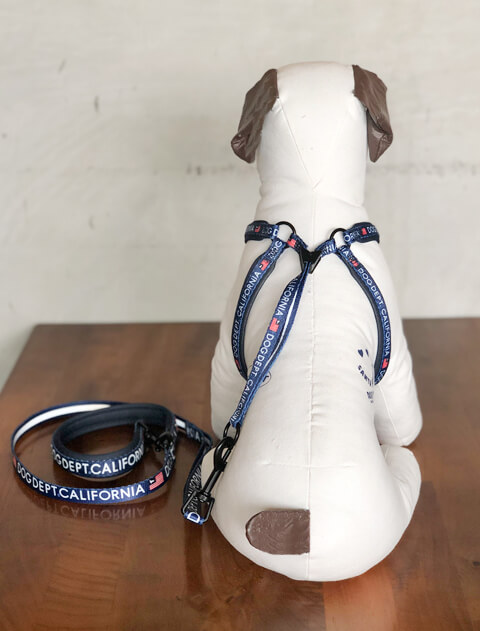 DOG GOODS】クラシックロゴリード&ライトハーネスセット