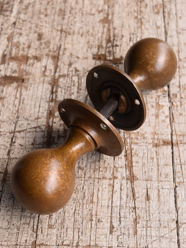 ドアノブ ブロンズ イギリス 1800年代 【公式通販】