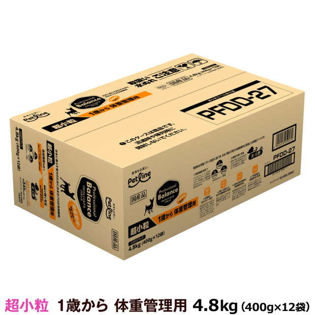 ペットライン プロフェッショナルバランス 超小粒 1歳から体重管理用