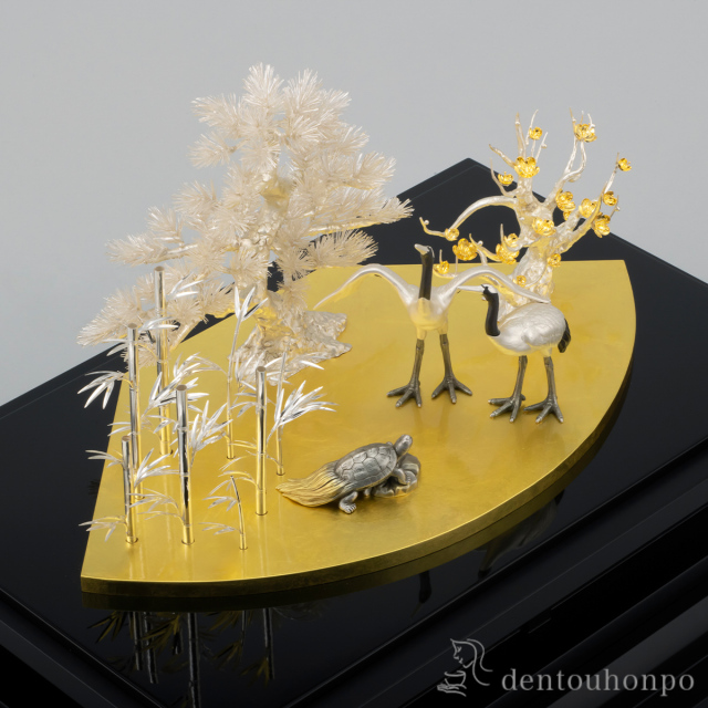 梅花鹿 銅製品 路路発財 応接間 書斎 装飾品 工芸品 美術品 置物