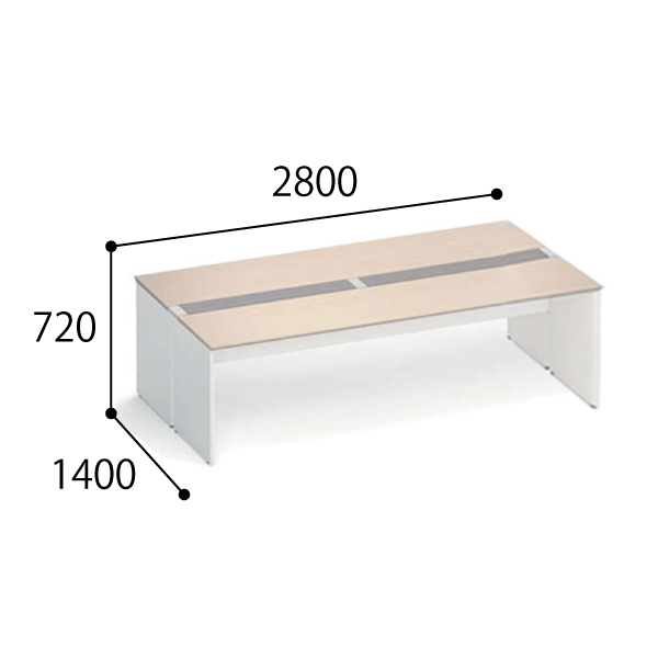 コクヨ ワークヴィスタ L字デスク SDF-LVL1818P1M ナチュラル